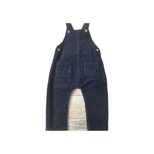 H&M Boys Navy Blue Button Down Short Sleeve Size: 18 months Navy Blue