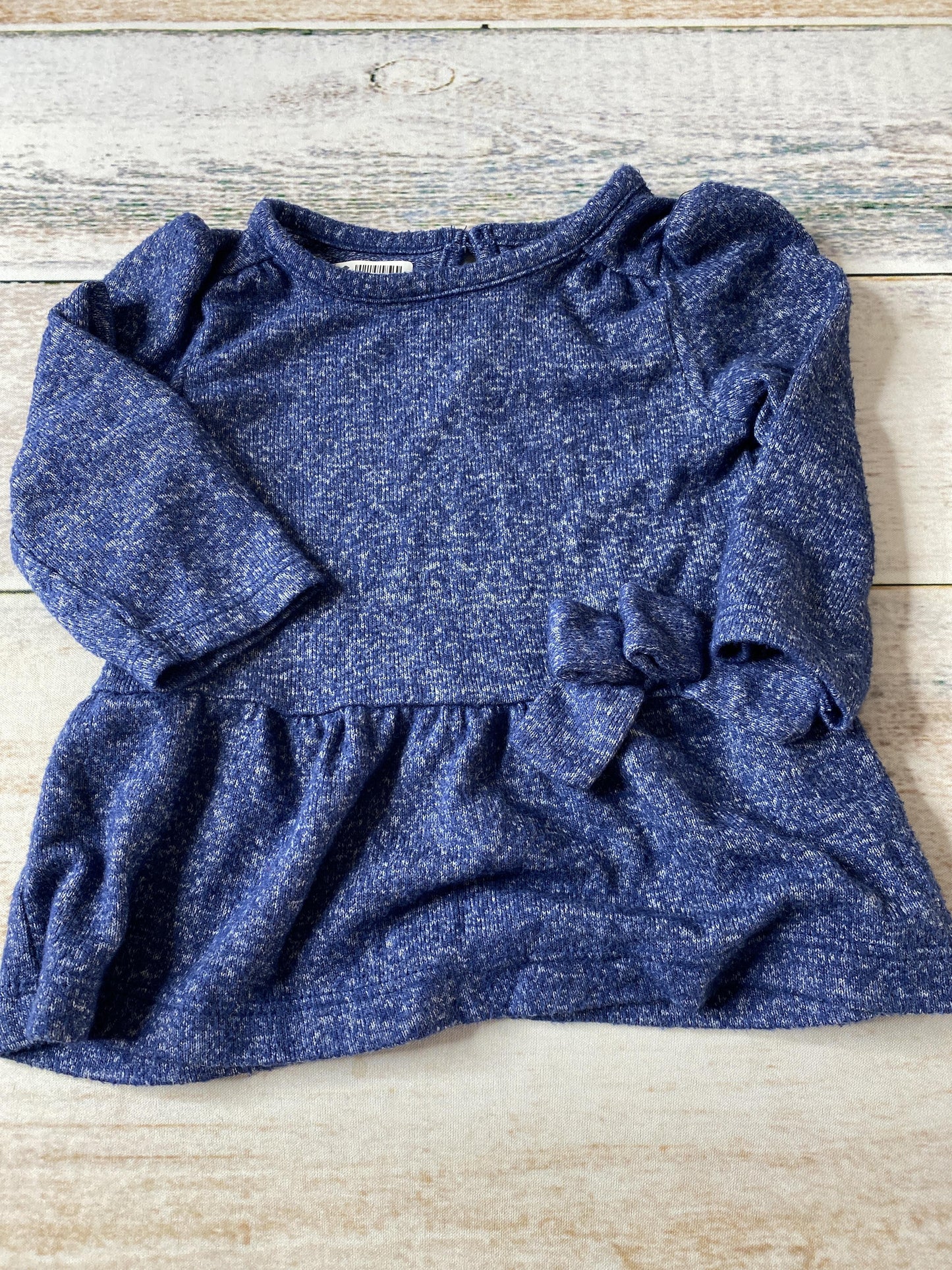 Carters Girls Navy Blue Sweater Size: 3-6 months Navy Blue