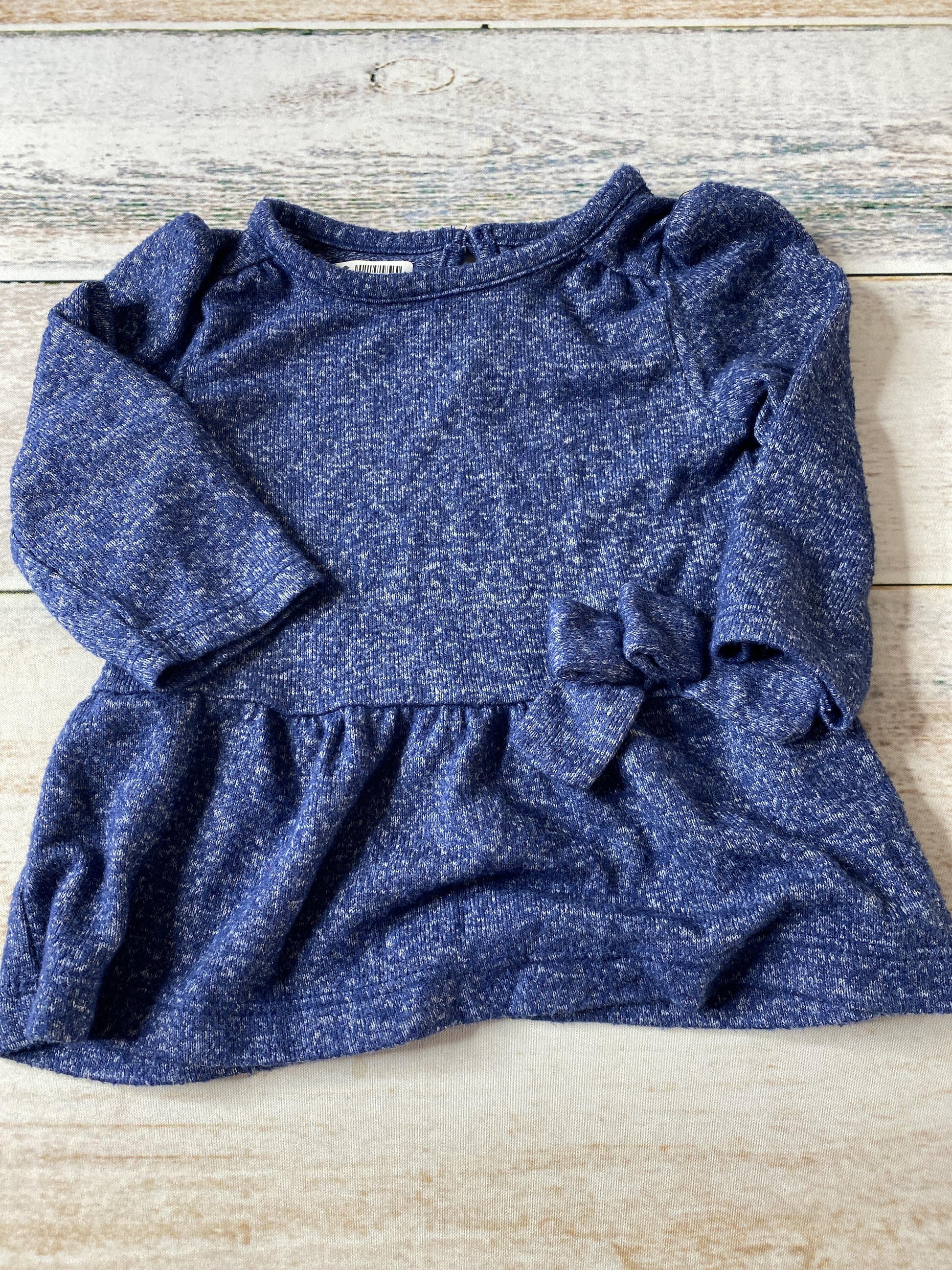 Carters Girls Navy Blue Sweater Size: 3-6 months Navy Blue