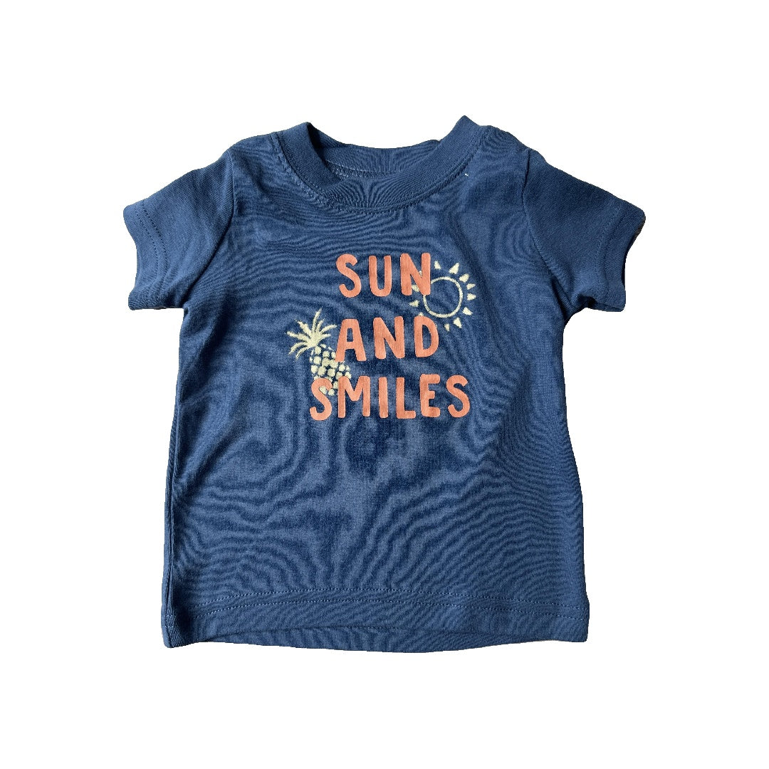 Carters Unisex Navy Blue T-Shirt Size: 6 months Navy Blue