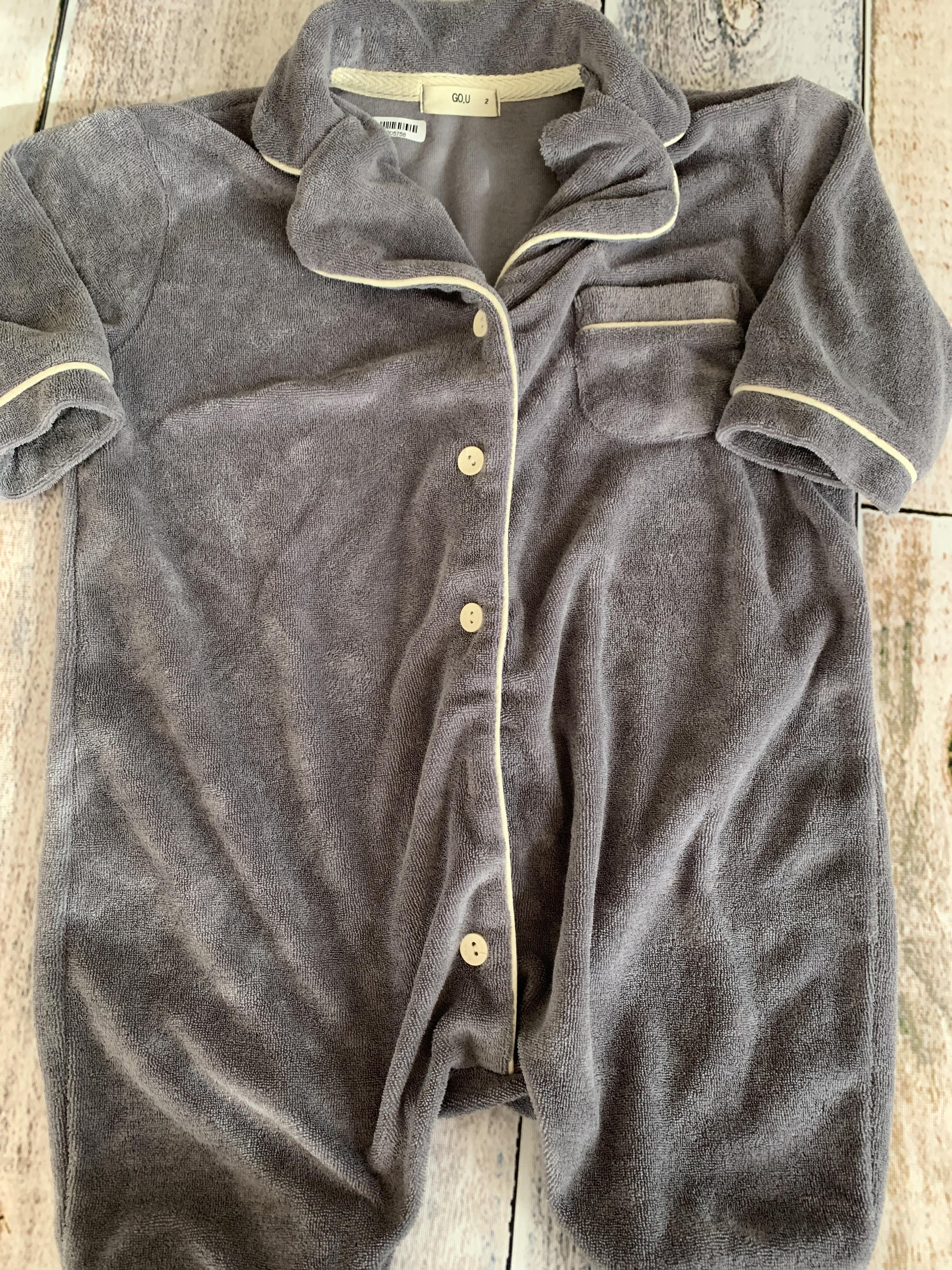 GO;U Boys Navy Blue Pajamas Size: 12-18 months Navy Blue