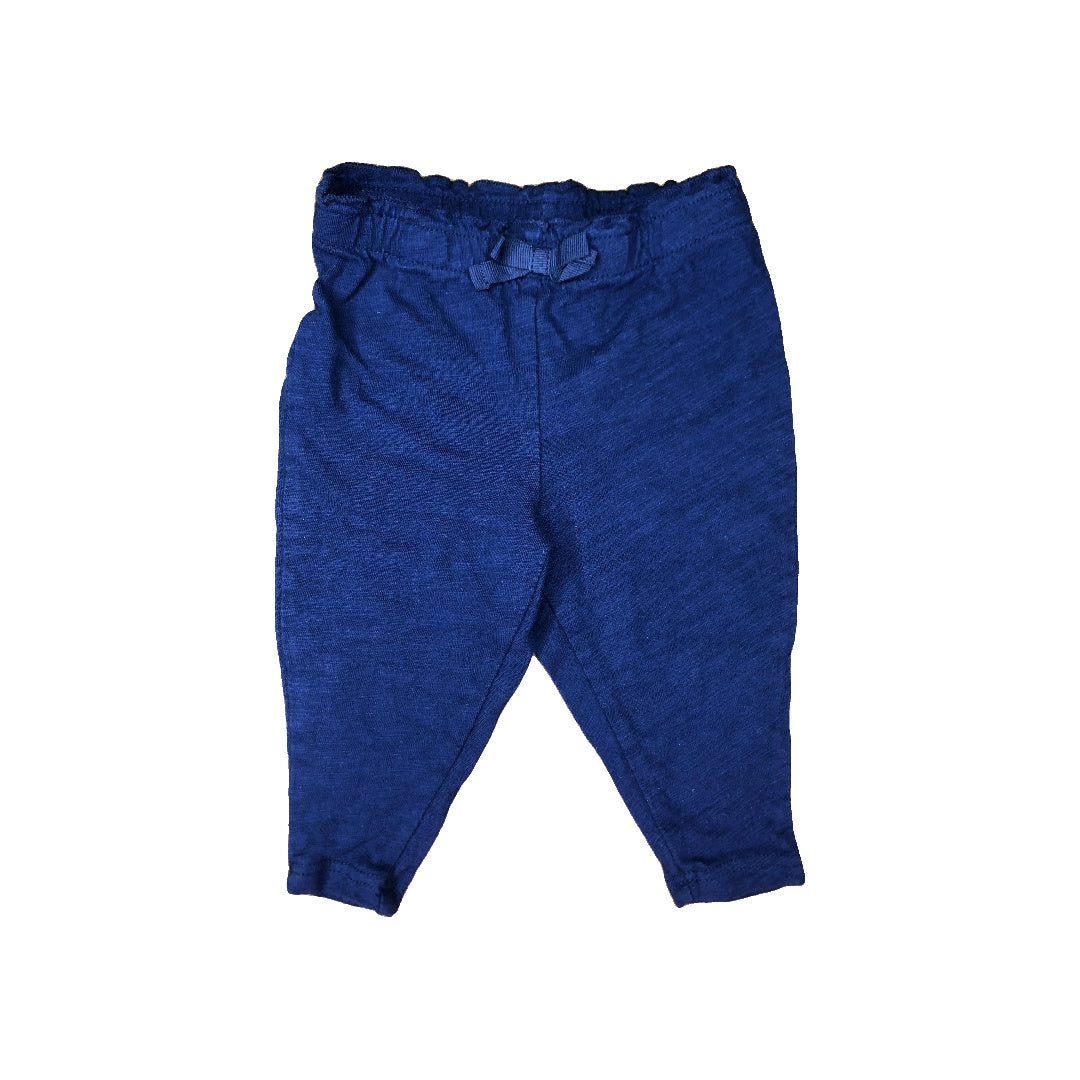 Carters Girls Navy Blue Pants Size: 3 months Navy Blue