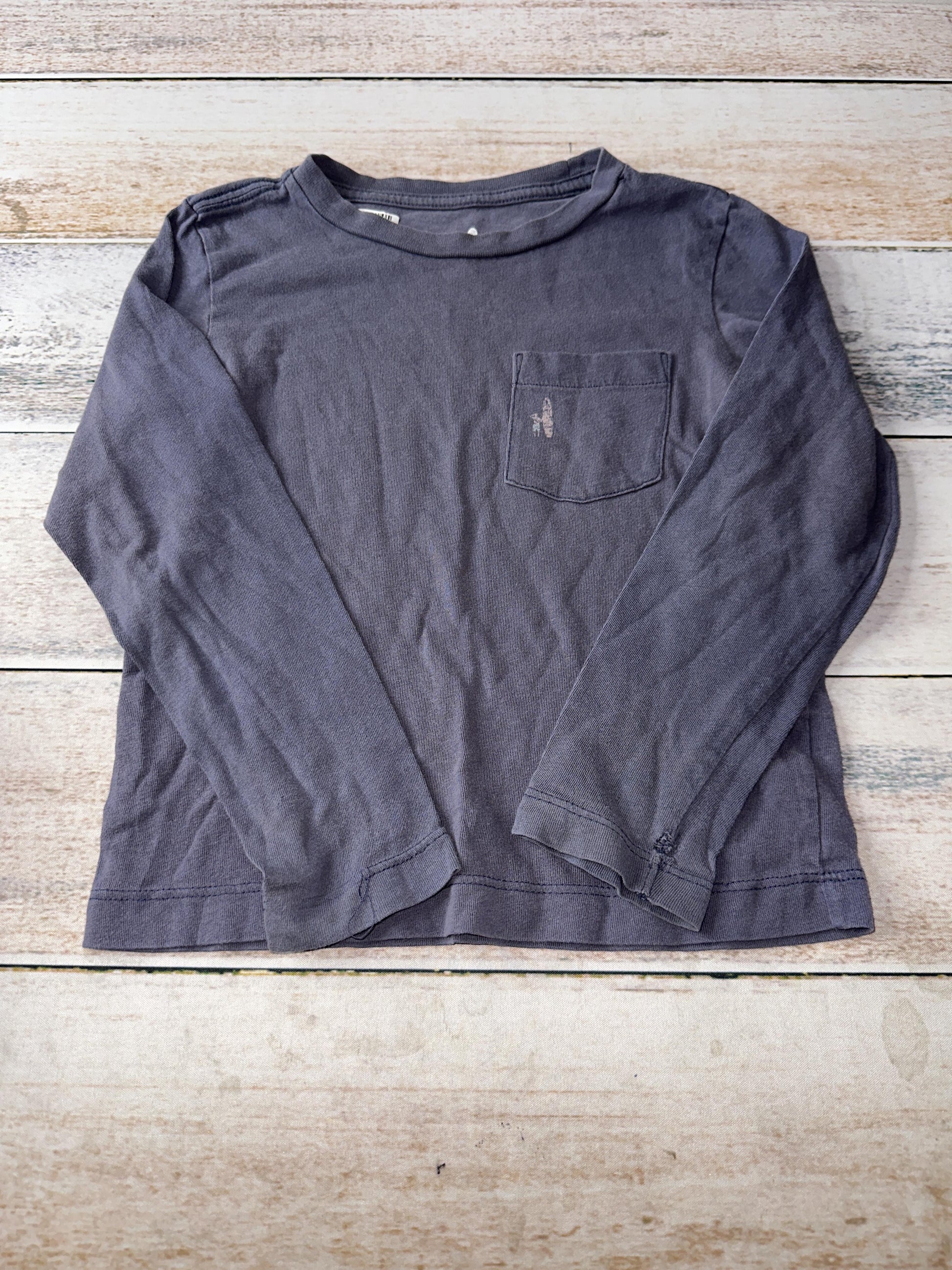 Crew Cuts Boys Navy Blue Long Sleeve T-Shirt Size: 4T Navy Blue