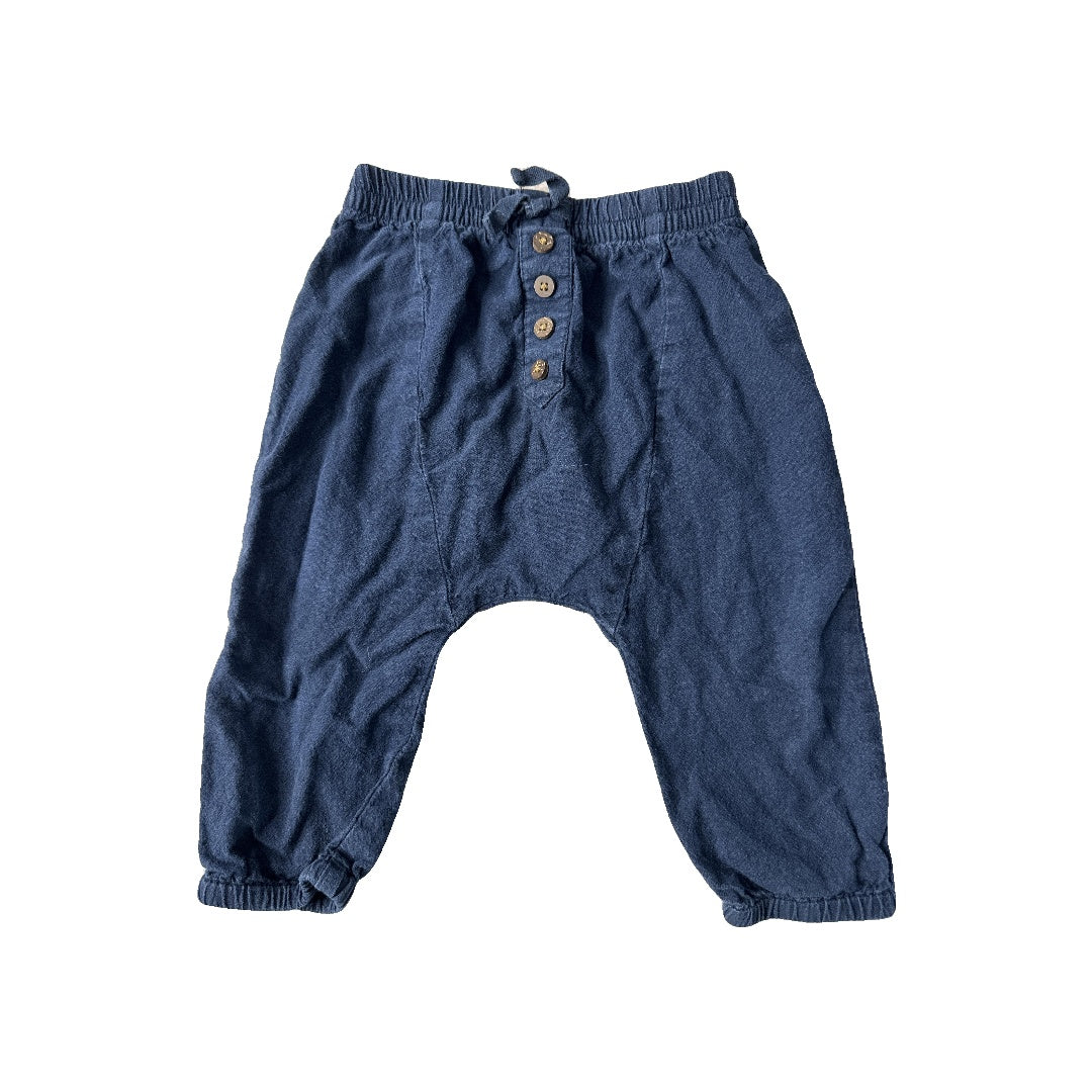 Oliver & Rain Boys Navy Blue Pants Size: 12 months Navy Blue