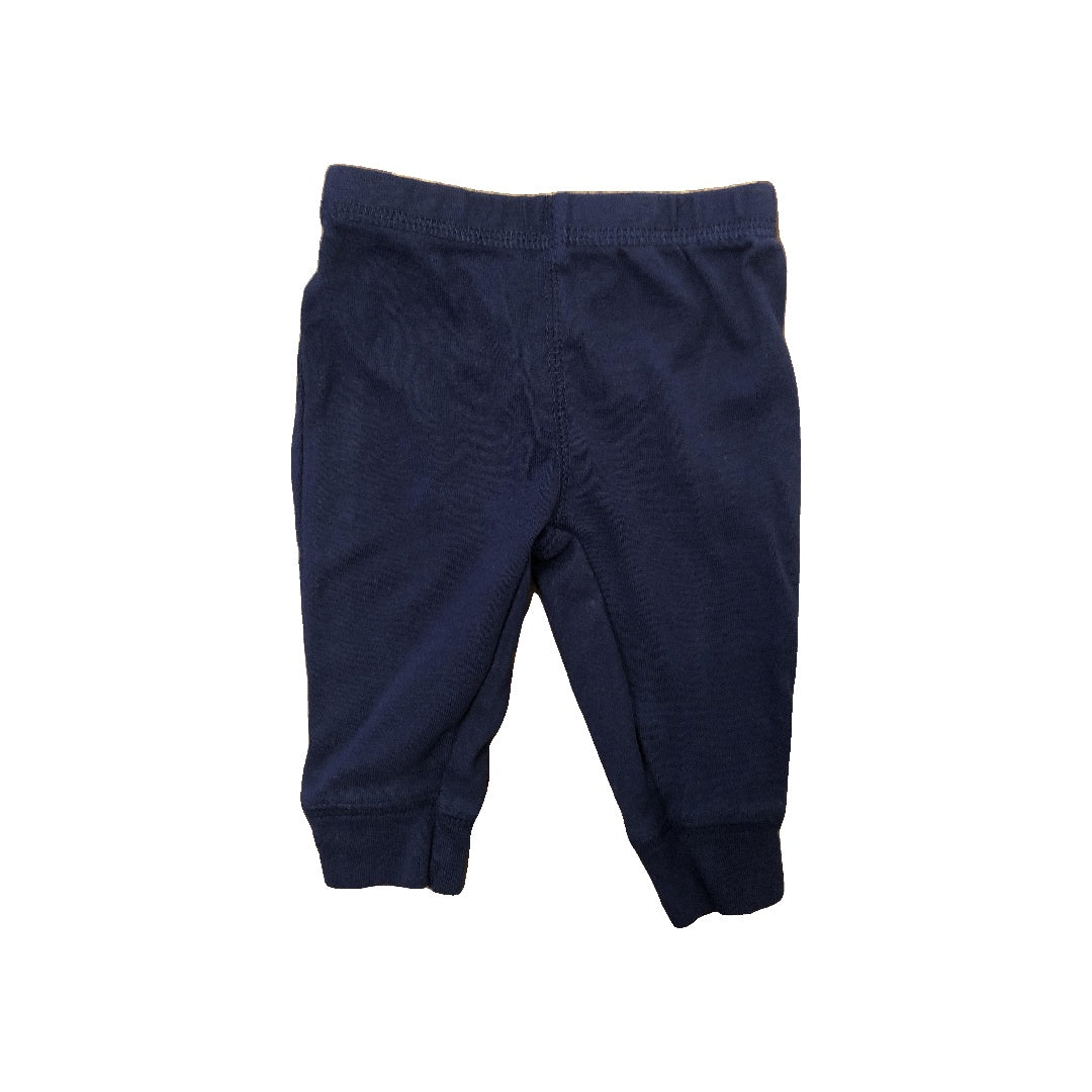 Carters Unisex Navy Blue Pants Size: 3 months Navy Blue