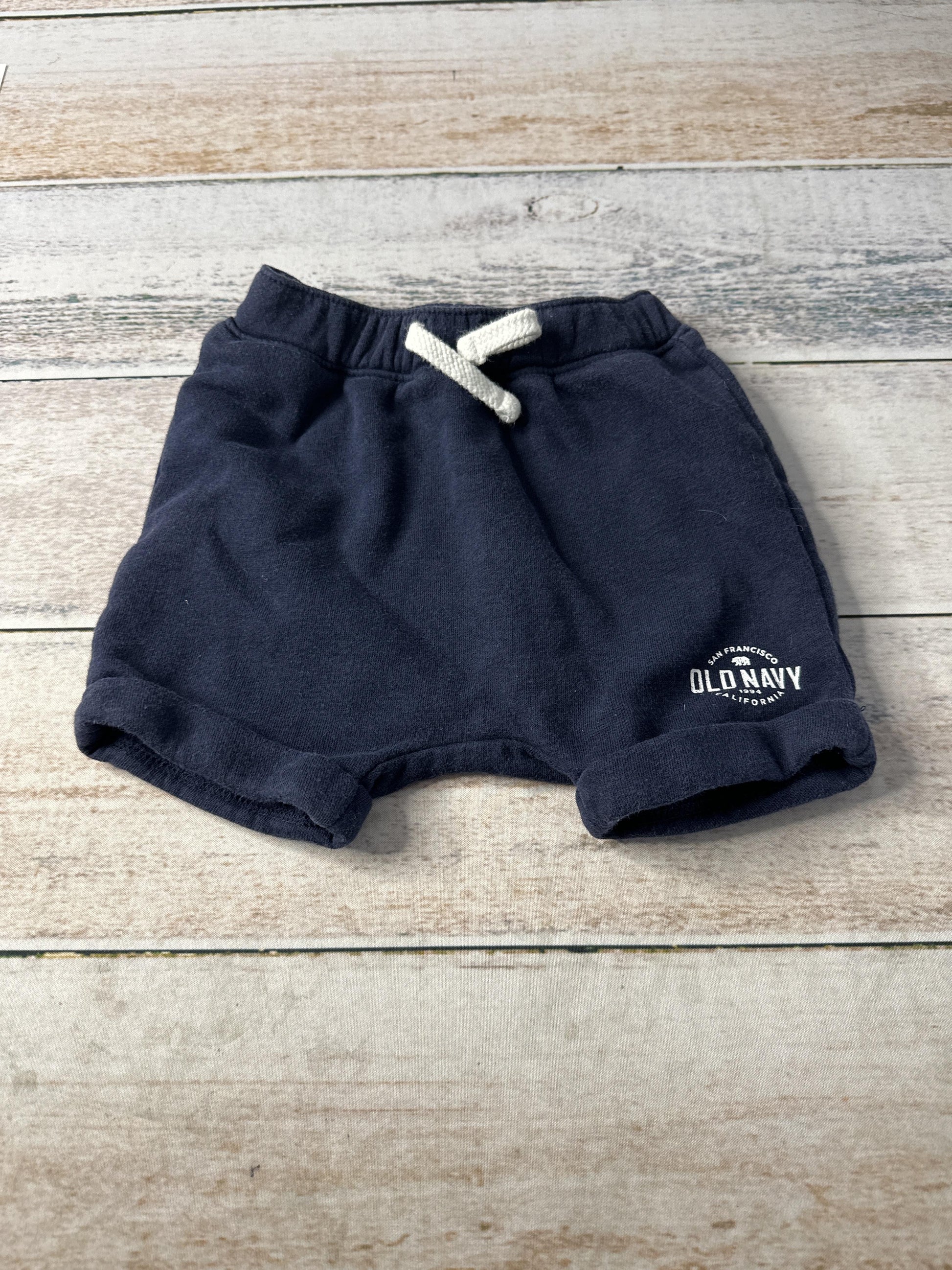 Old Navy Unisex Navy Blue Shorts Size: 12-18 months Navy Blue