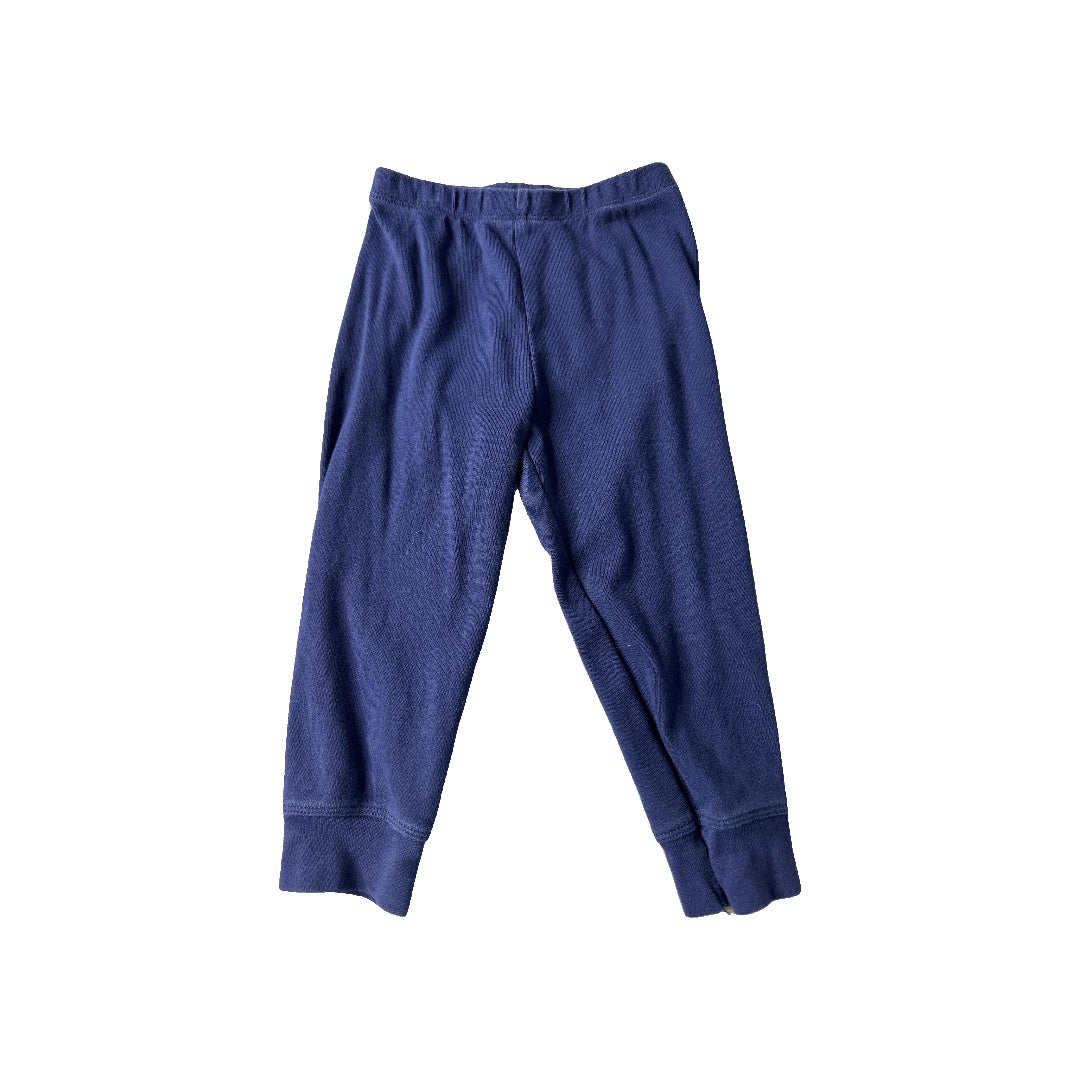 Primary Unisex Navy Blue Pants Size: 18-24 months Navy Blue