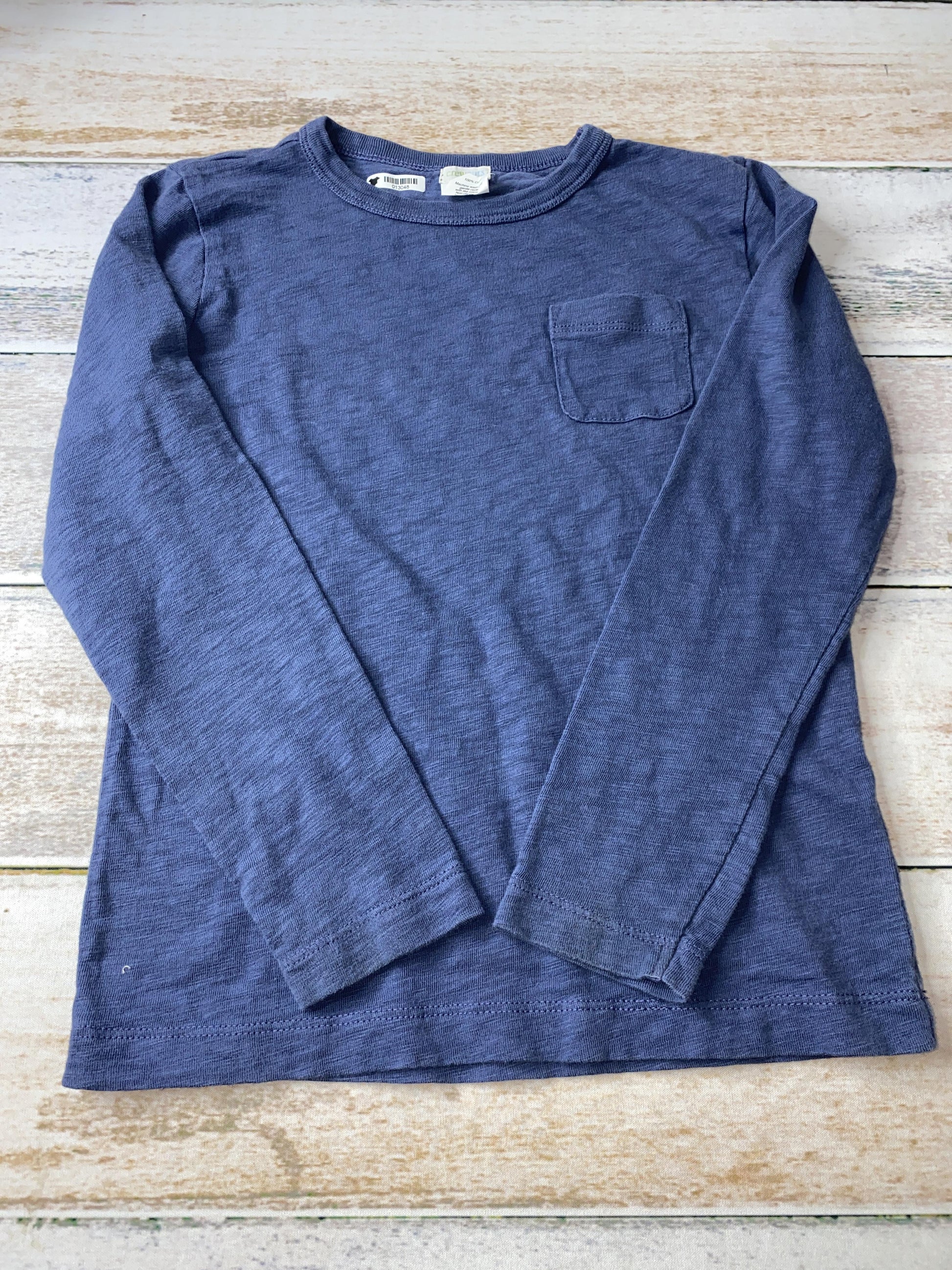 Crew Cuts Boys Navy Blue Long Sleeve Shirt Size: 4-5 Years Navy Blue