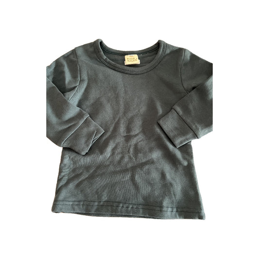 Kids tales Boys Navy Blue Long Sleeve Shirt Size: 9-12 Months Navy Blue
