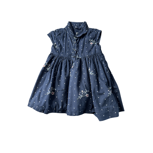Gap Girls Navy Blue Dress Size: 12-18 months Navy Blue