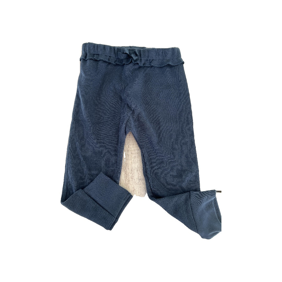 Oliver & Rain Girls Navy Blue Pants Size: 24 months Navy Blue