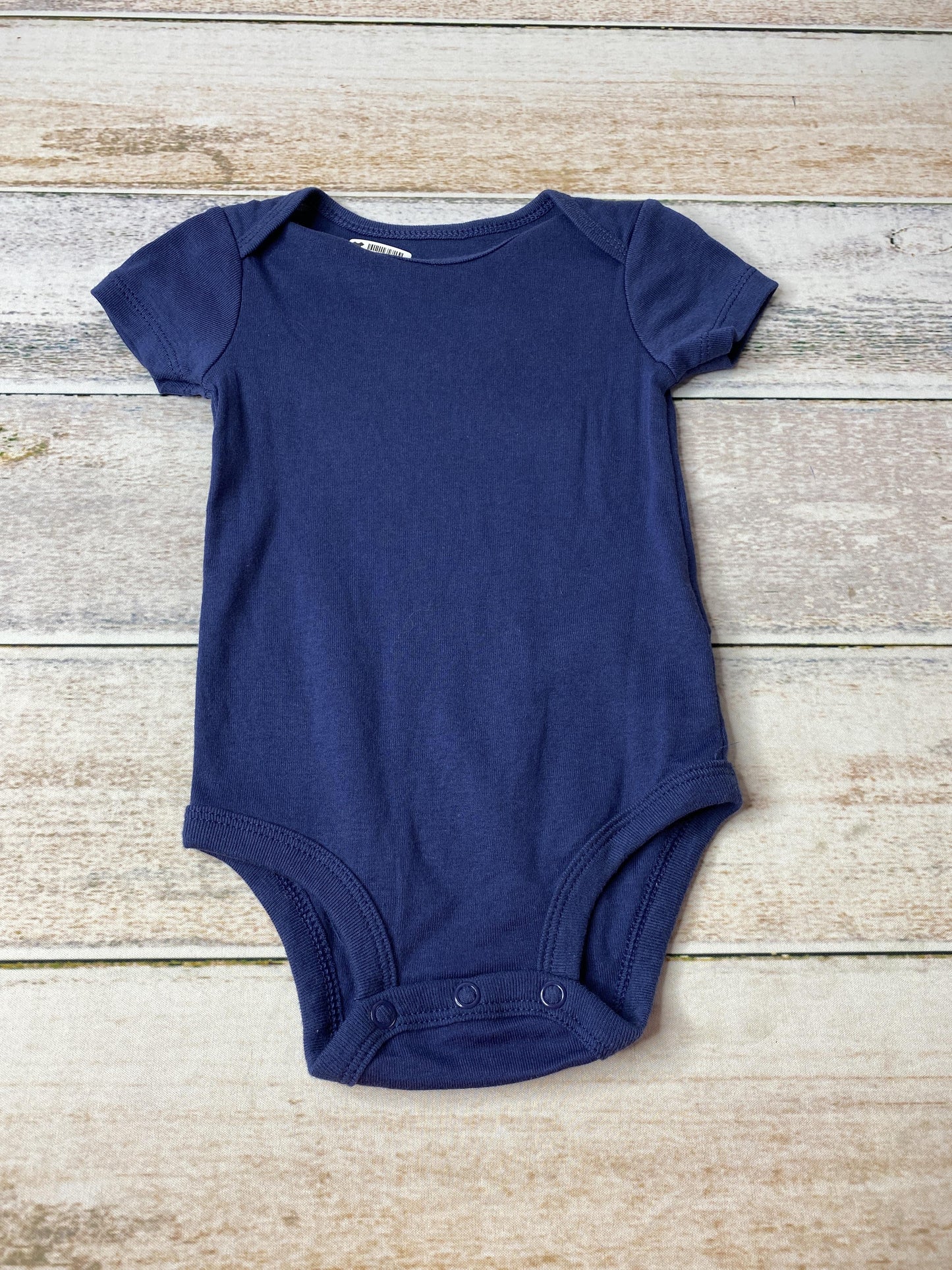 Boys Navy Blue Onesie Size: 9 months Navy Blue