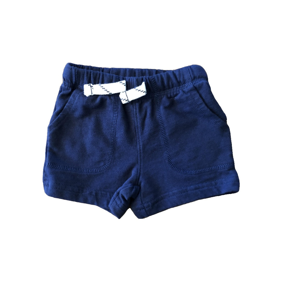 Carters Boys Navy Blue Shorts Size: 0-3 months Navy Blue