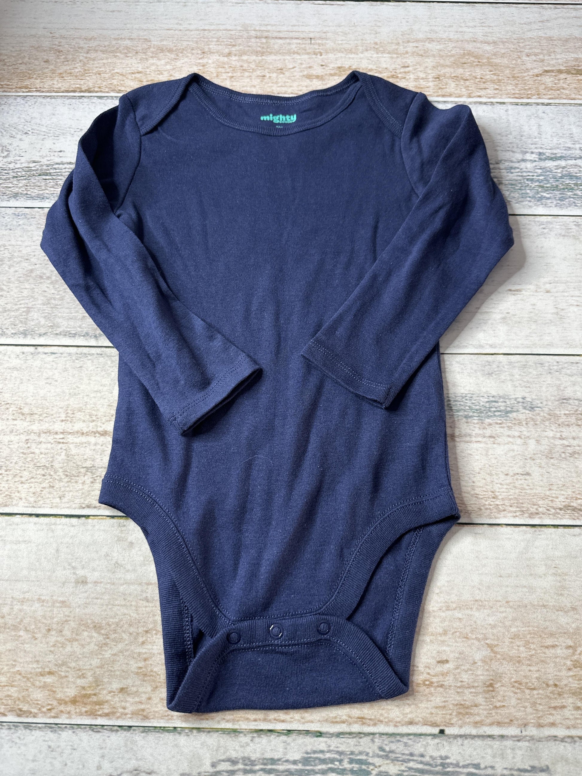 Mighty Goods Unisex Navy Blue Onesie Size: 24 months Navy Blue