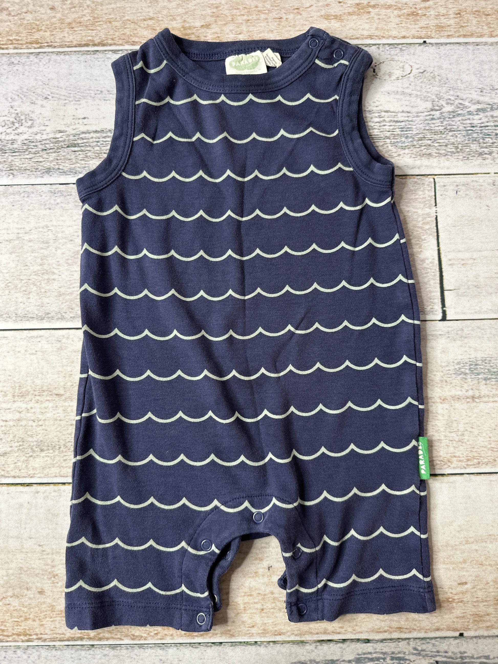 Parade Boys Navy Blue Romper Size: 12-18 months Navy Blue