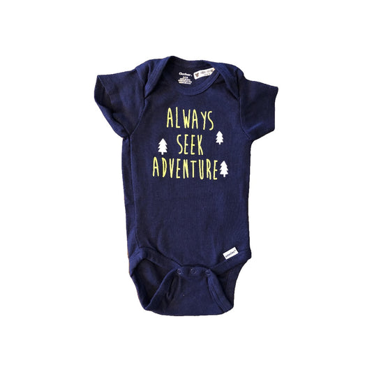 Gerber Childrenswear Unisex Navy Blue Onesie Size: 3-6 months Navy Blue