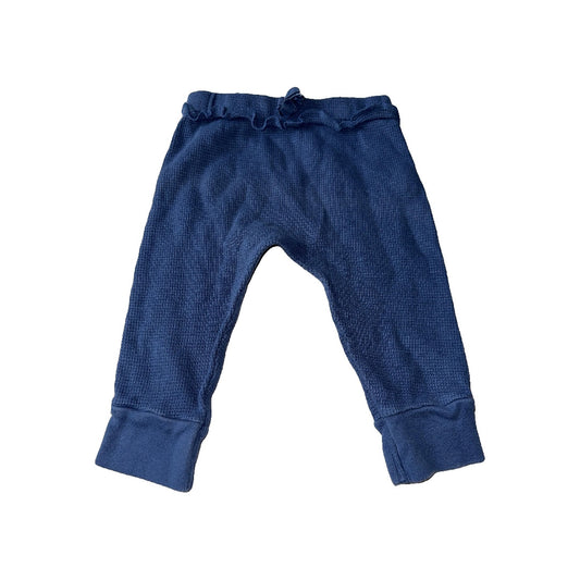 Oliver & Rain Girls Navy Blue Pants Size: 12M Navy Blue