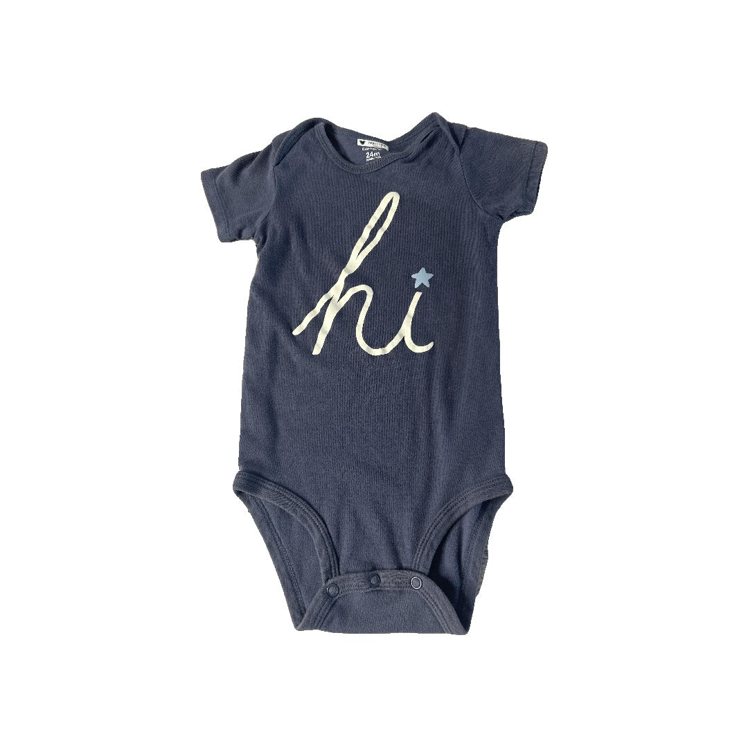 Unisex Navy Blue Onesie Size: 24 Navy Blue