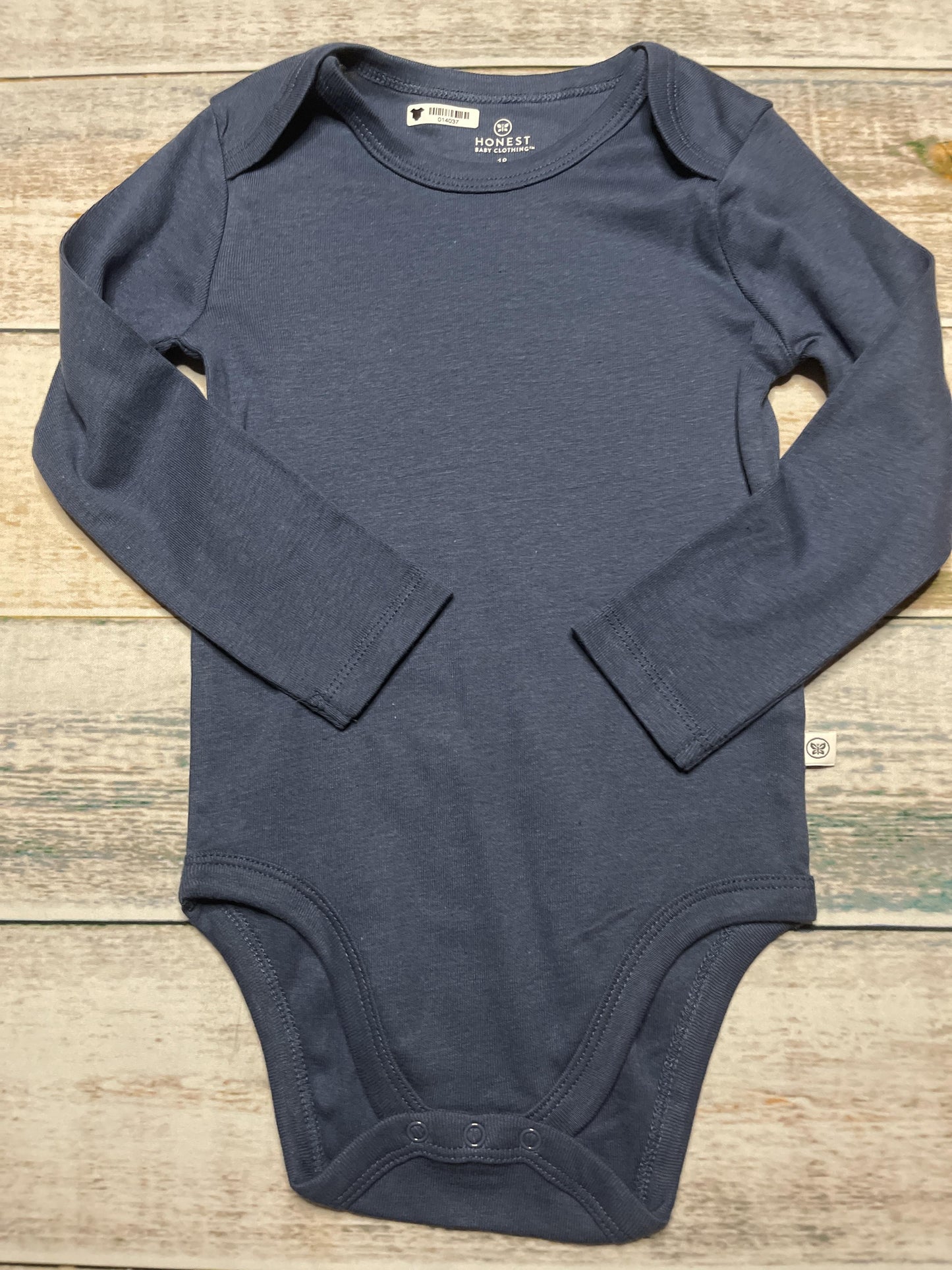 Honest Co Unisex Navy Blue Onesie Size: 18 months Navy Blue