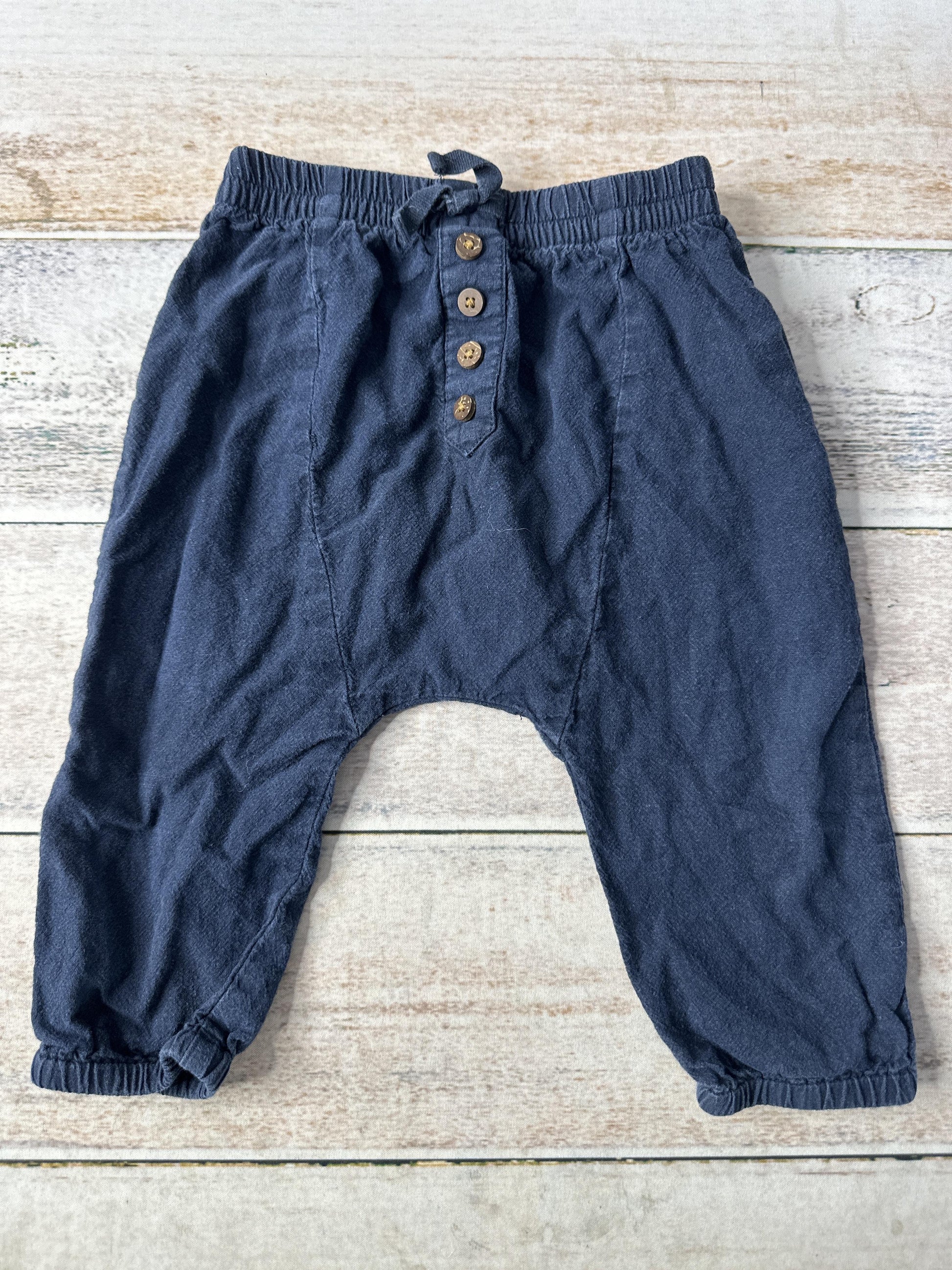 Oliver & Rain Boys Navy Blue Pants Size: 12 months Navy Blue