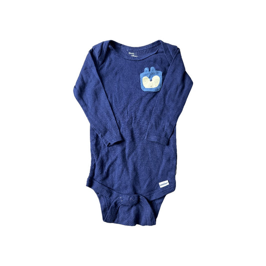 Gerber Unisex Navy Blue Onesie Size: 6-9 months Navy Blue