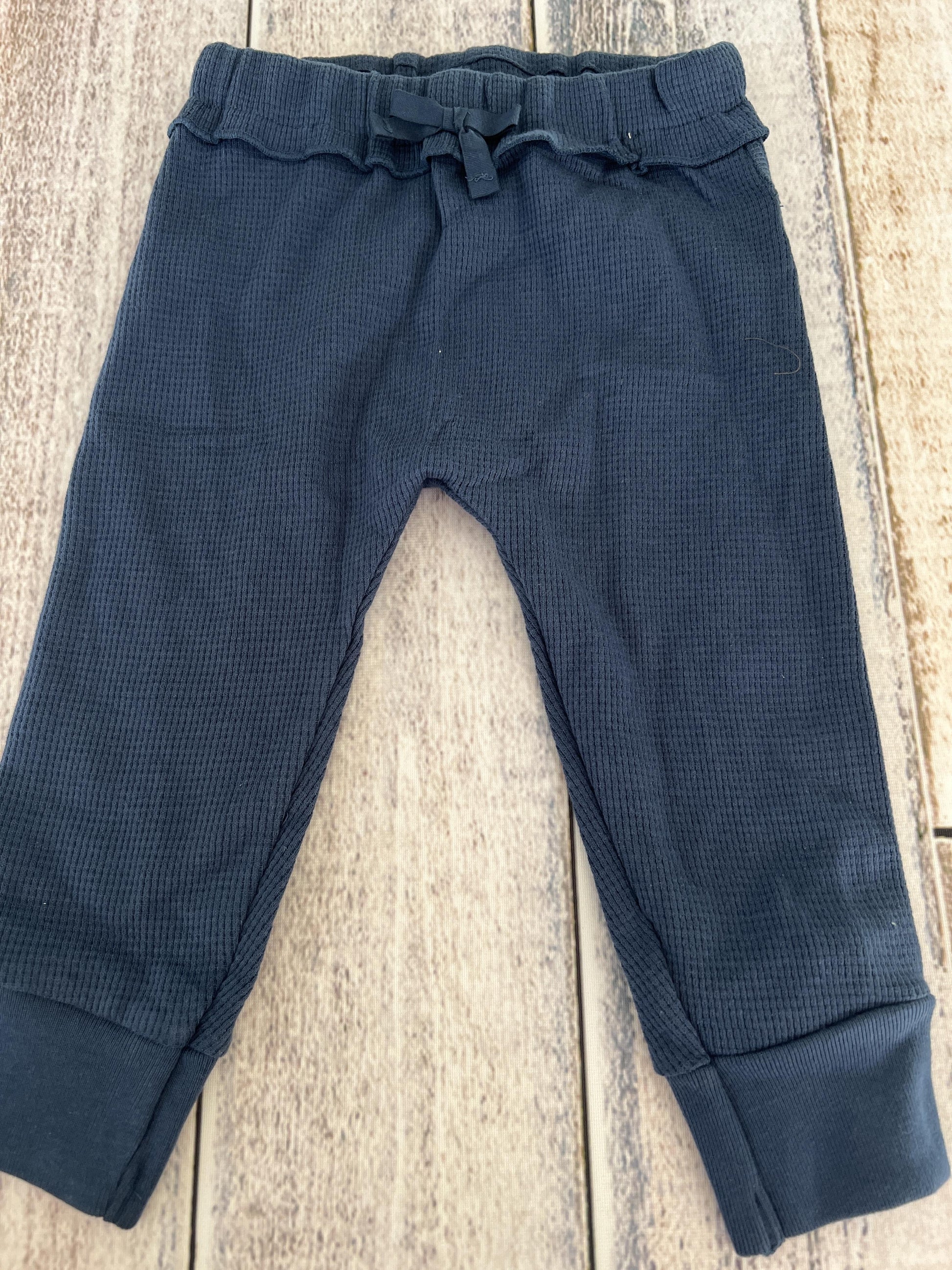Oliver & Rain Girls Navy Blue Pants Size: 18 months Navy Blue