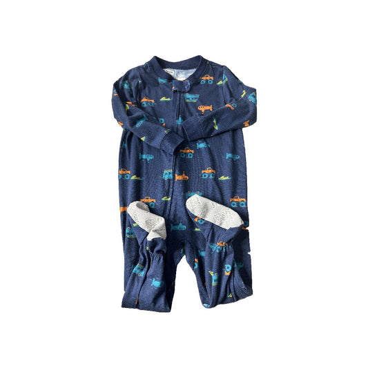 Carters Boys Navy Blue Pajamas Size: 2T Navy Blue