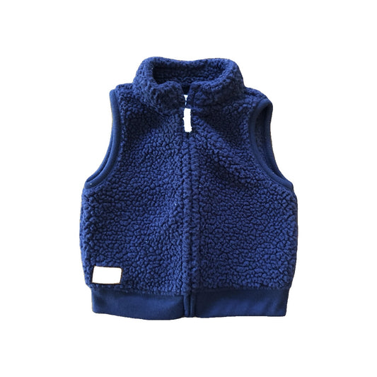 Carters Unisex Navy Blue Vest Size: 6-9 months Navy Blue
