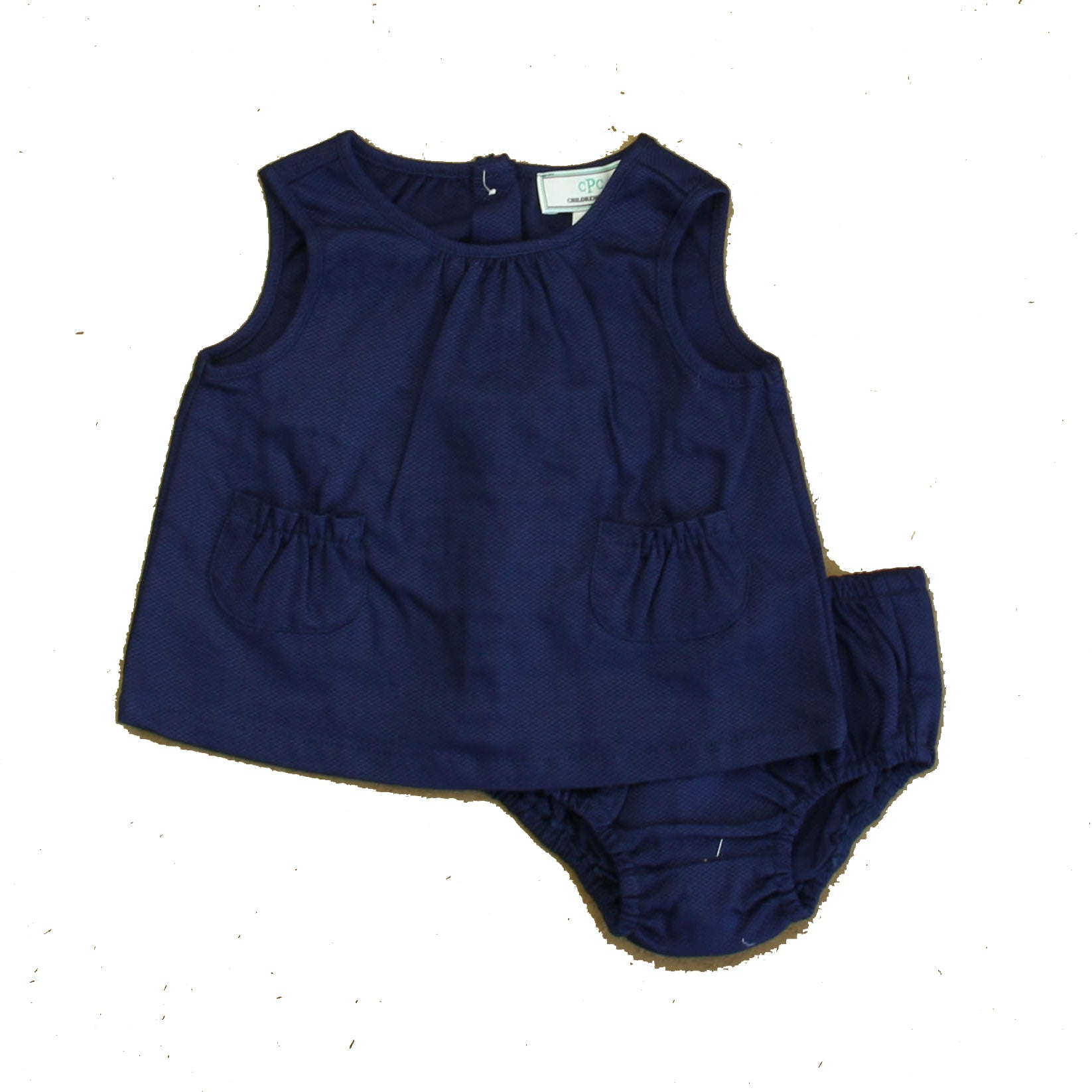 Classic Prep Girls Navy Blue Apparel Sets Size: 6-9 Months Navy Blue