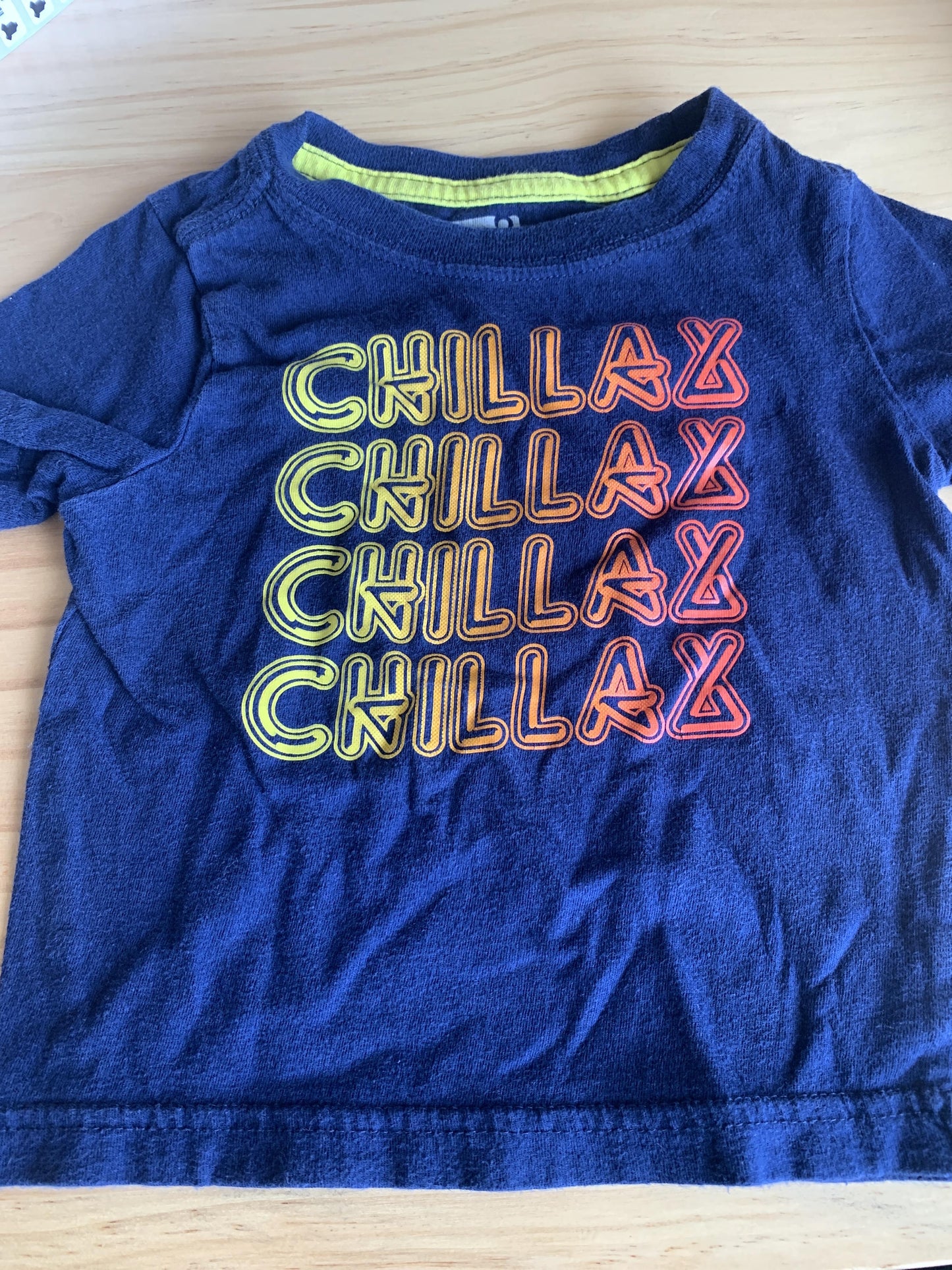 Boys Navy Blue T-Shirt Size: 12-18 months Navy Blue