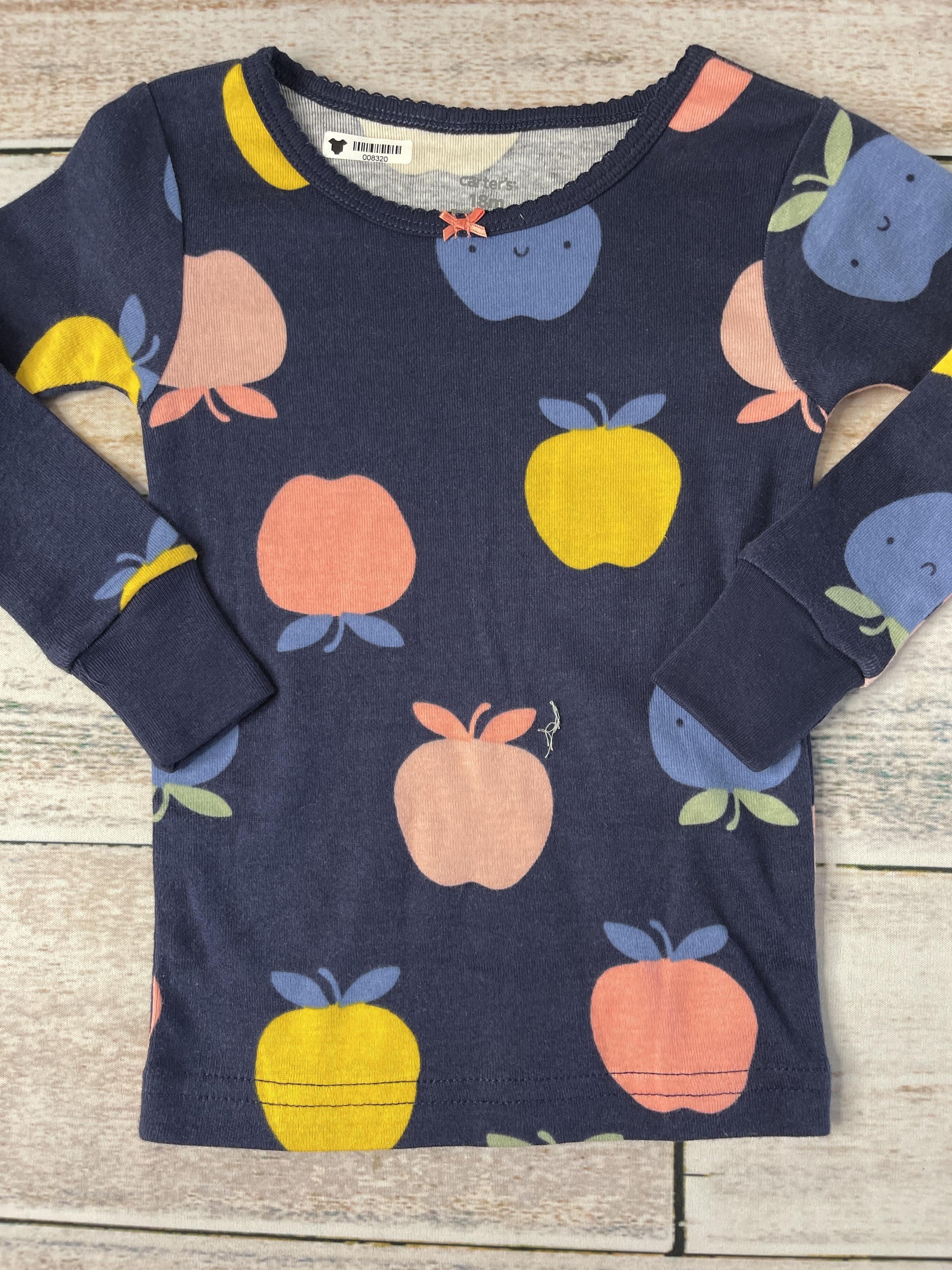 Carters Girls Navy Blue Pajamas Size: 18 months Navy Blue