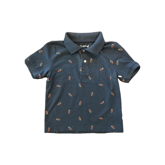 Cat & Jack Boys Navy Blue Polo Shirt Size: 3T Navy Blue