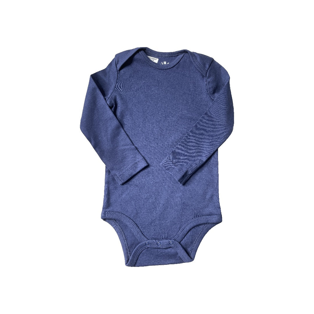Primary Boys Navy Blue Onesie Size: 12-18 months Navy Blue