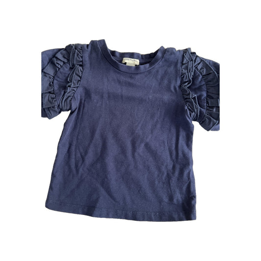 Habitual Girls Navy Blue T-Shirt Size: 2T Navy Blue