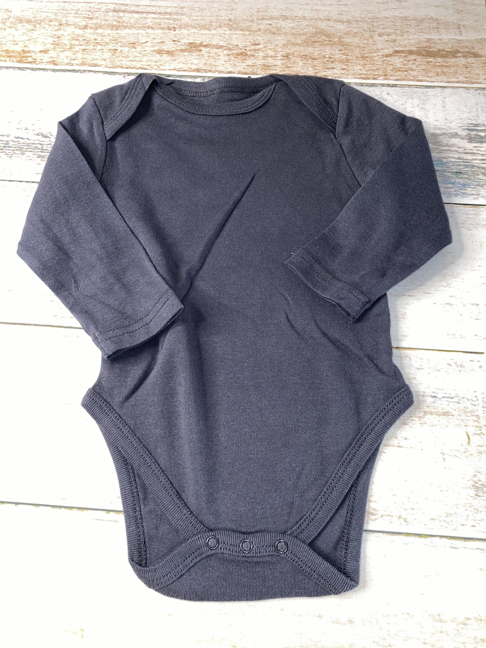 Leveret Unisex Navy Blue Onesie Size: 6-12 months Navy Blue