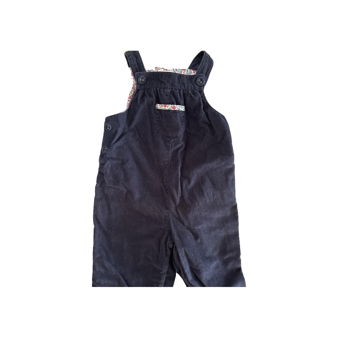 JoJo Maman Bebe Girls Navy Blue Overalls Size: 6-12 months Navy Blue