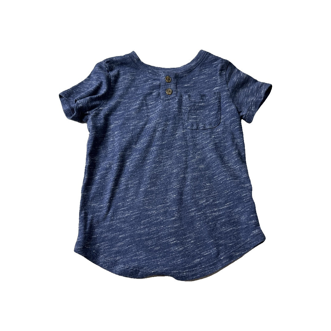 Cat & Jack Unisex Navy Blue T-Shirt Size: 2T Navy Blue