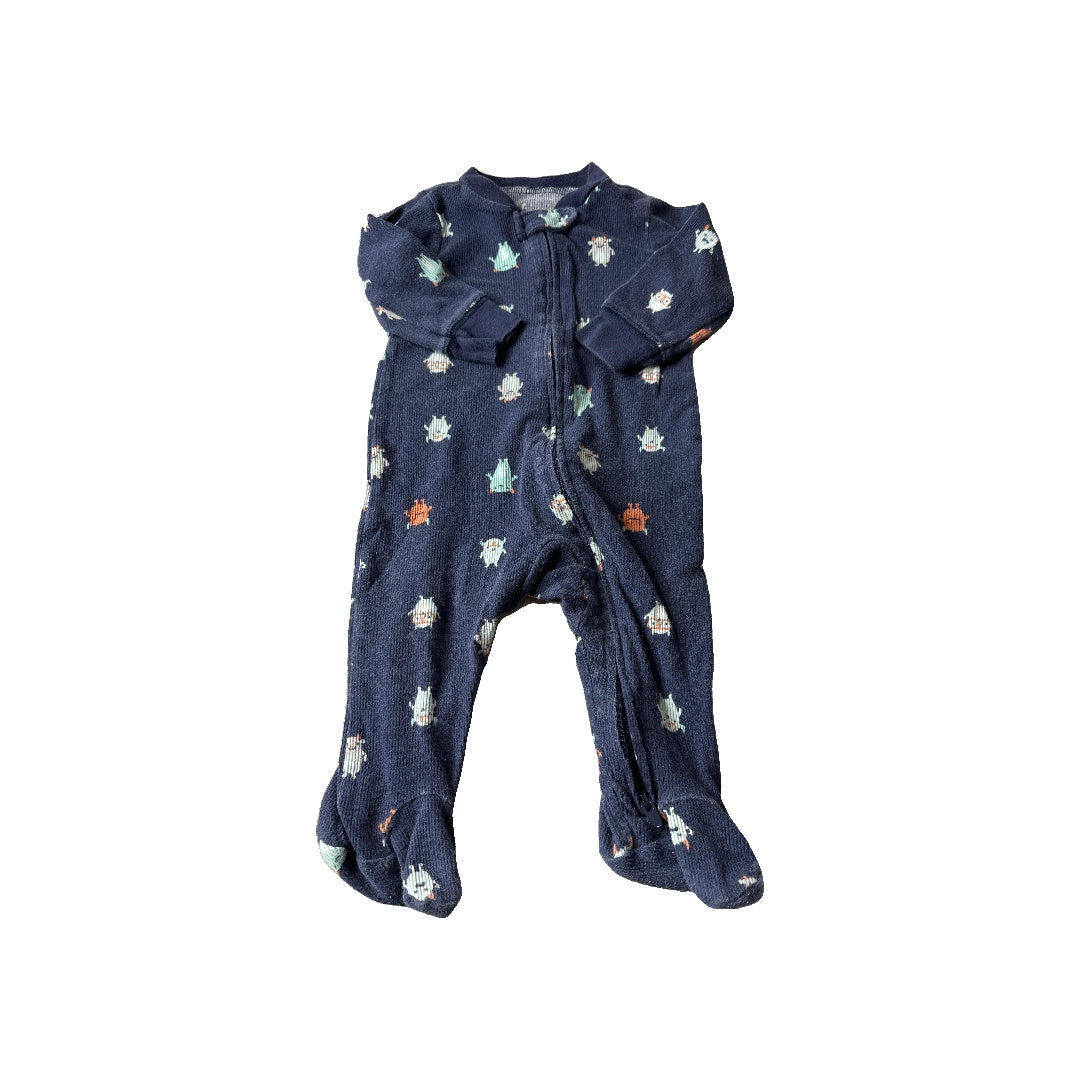 Carters Boys Navy Blue Pajamas Size: 6 months Navy Blue