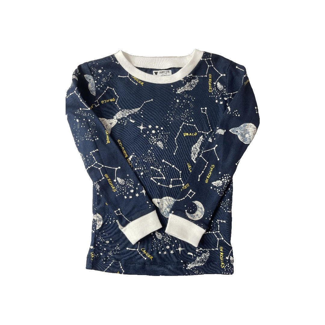 Burt's Bees Unisex Navy Blue Pajamas Size: 24 months Navy Blue