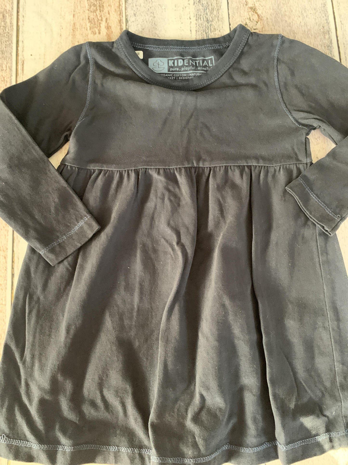 Kidential Girls Navy Blue Dress Size: 2T Navy Blue