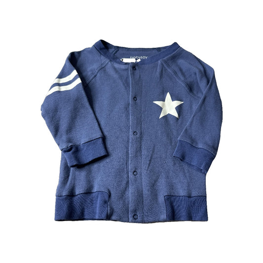 Babysoy Boys Navy Blue Sweater Size: 2T Navy Blue