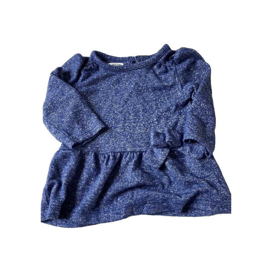 Carters Girls Navy Blue Sweater Size: 3-6 months Navy Blue