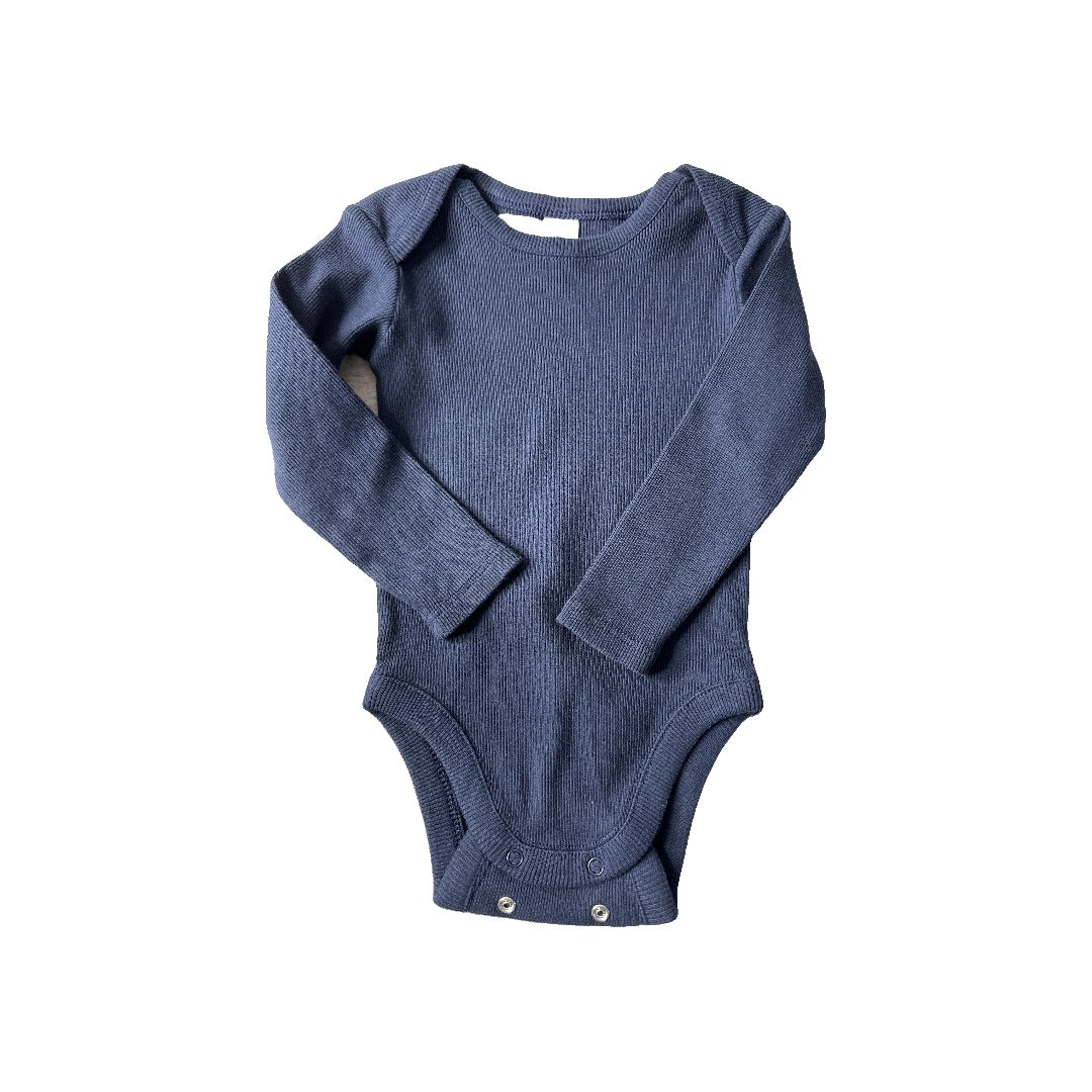 Nordstrom Unisex Navy Blue Onesie Size: 9-12 Months Navy Blue