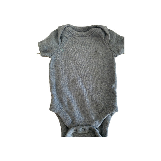 Boys Navy Blue Onesie Size: Newborn Navy Blue