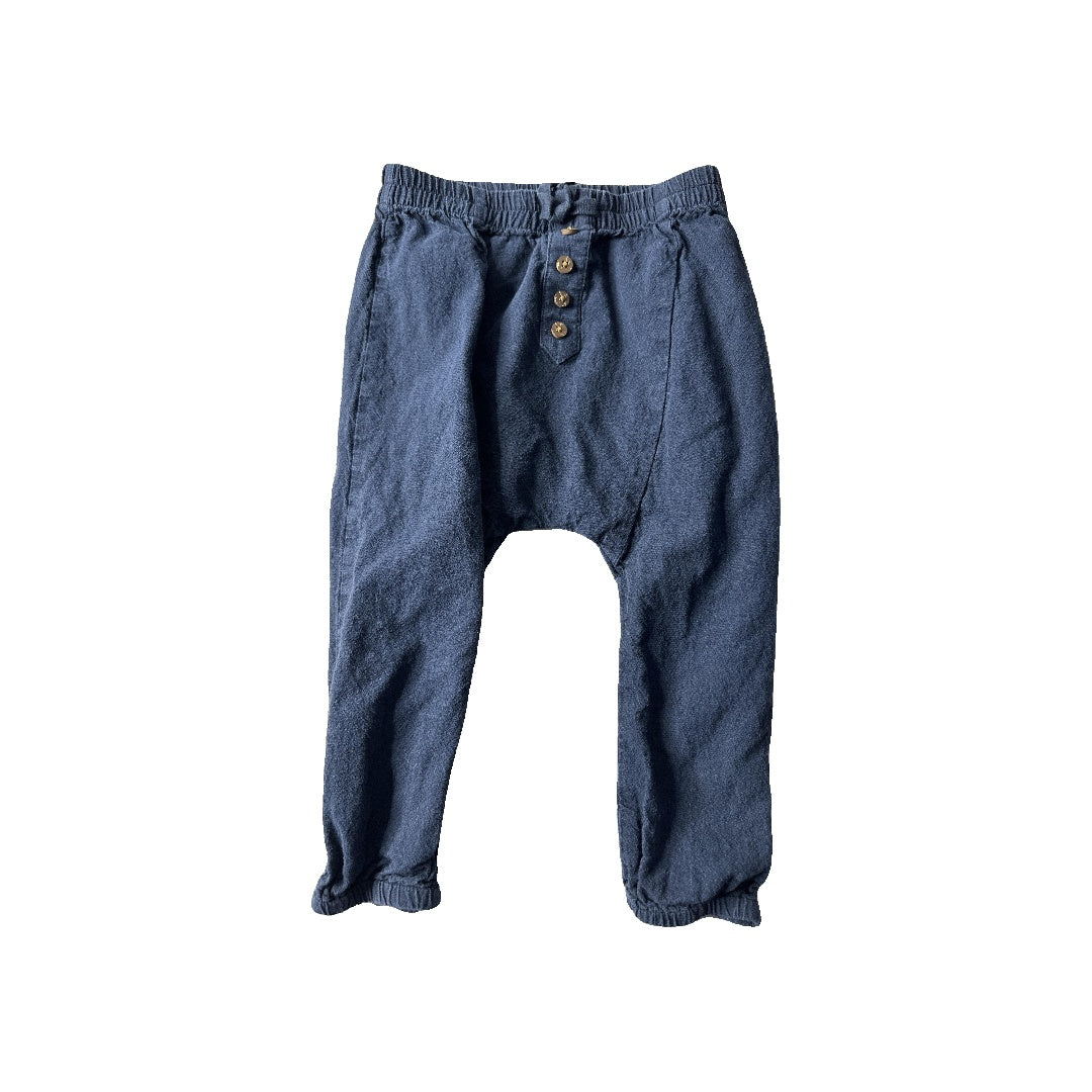 Oliver & Rain Unisex Navy Blue Pants Size: 18-24 months Navy Blue