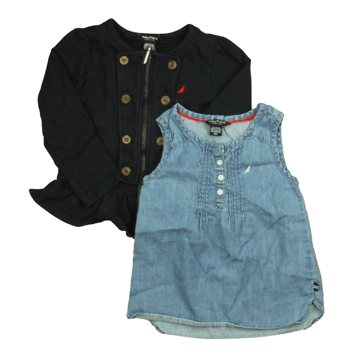 Nautica Girls Navy | Blue Apparel Sets Size: 4T Navy | Blue