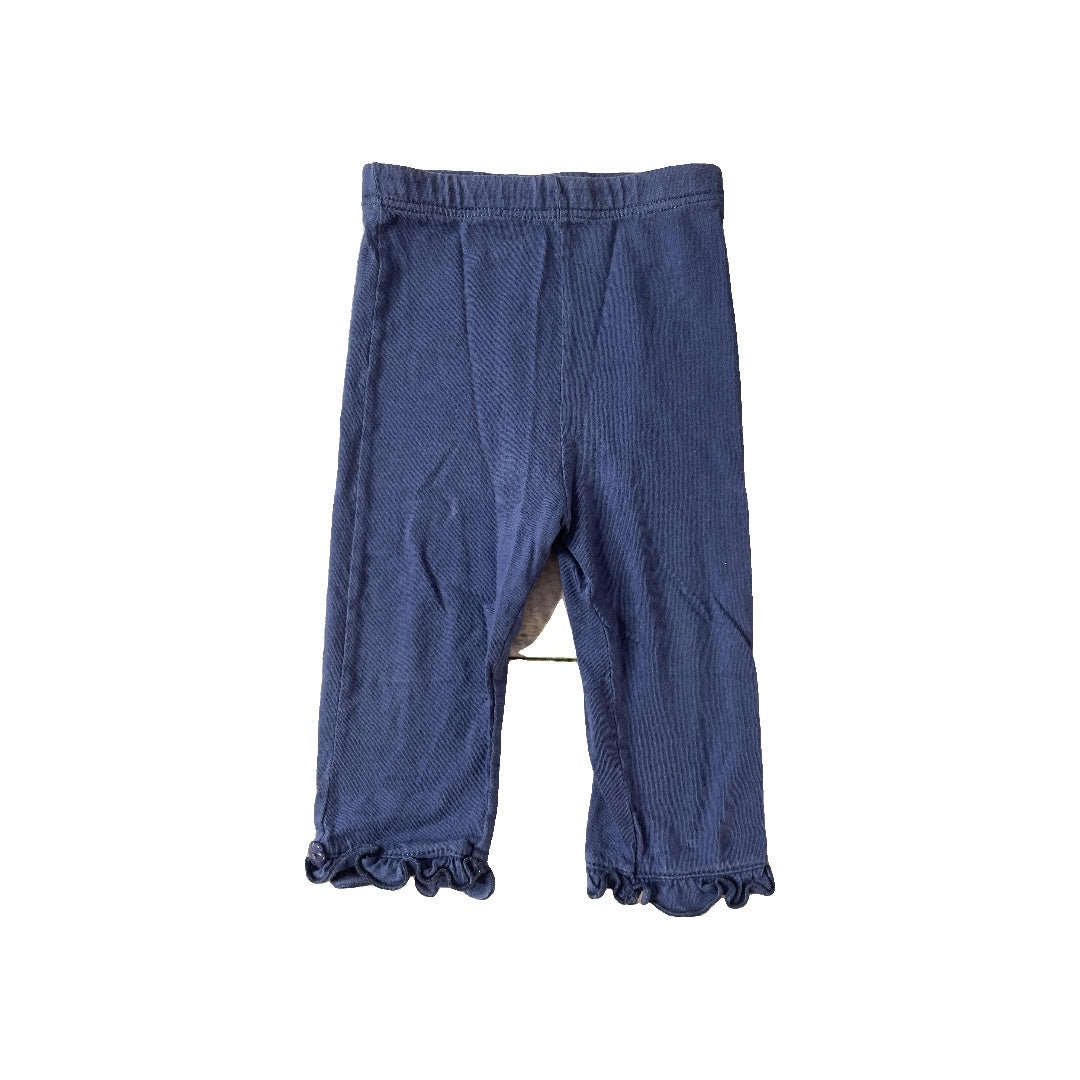 Feather Baby Girls Navy Blue Pants Size: 3-6 months Navy Blue