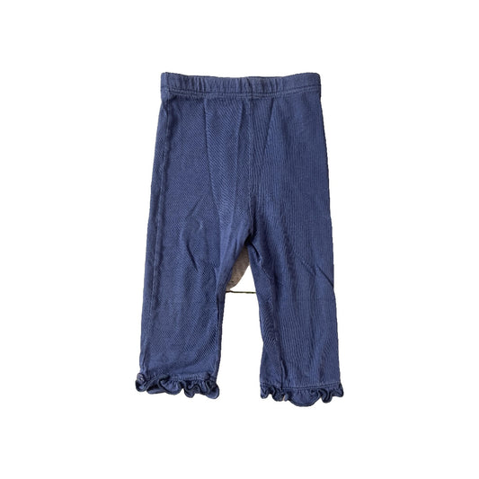 Feather Baby Girls Navy Blue Pants Size: 3-6 months Navy Blue