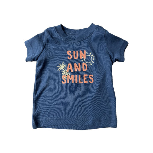 Carters Unisex Navy Blue T-Shirt Size: 6 months Navy Blue