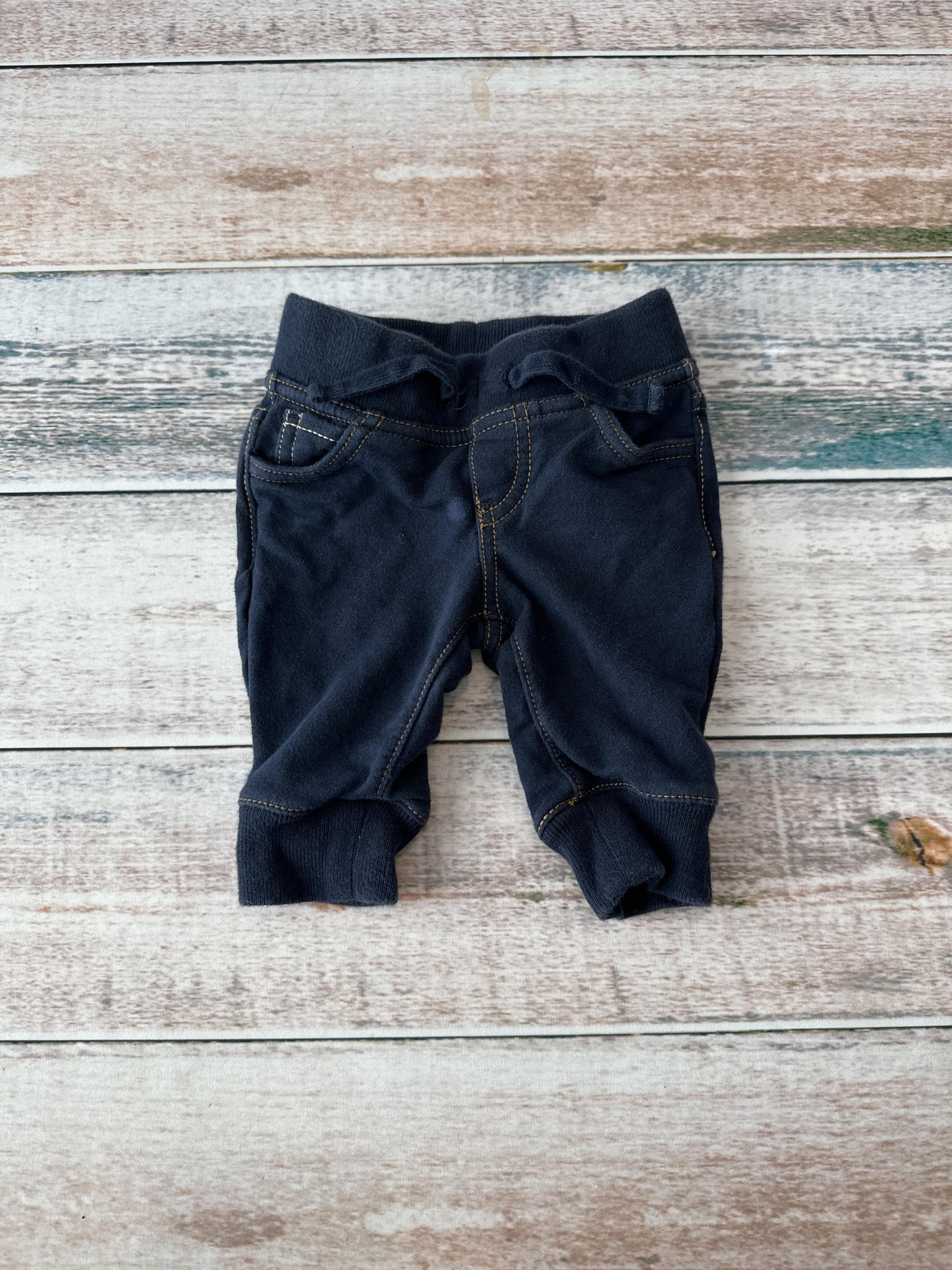 Gap Unisex Navy Blue Pants Size: 0-3 months Navy Blue